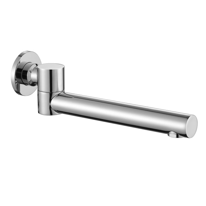 5043C Chrome SWIVEL Wall Basin/Bath Spout