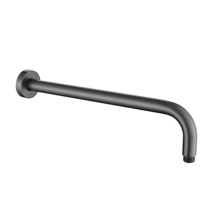 Gun Metal Round 400mm Shower Arm