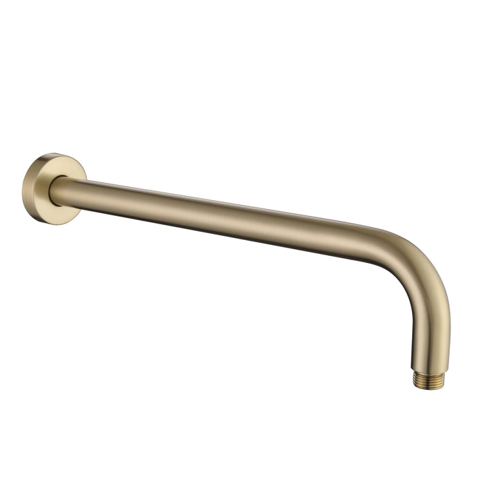 Brushed Gold Round 400mm Shower Arm