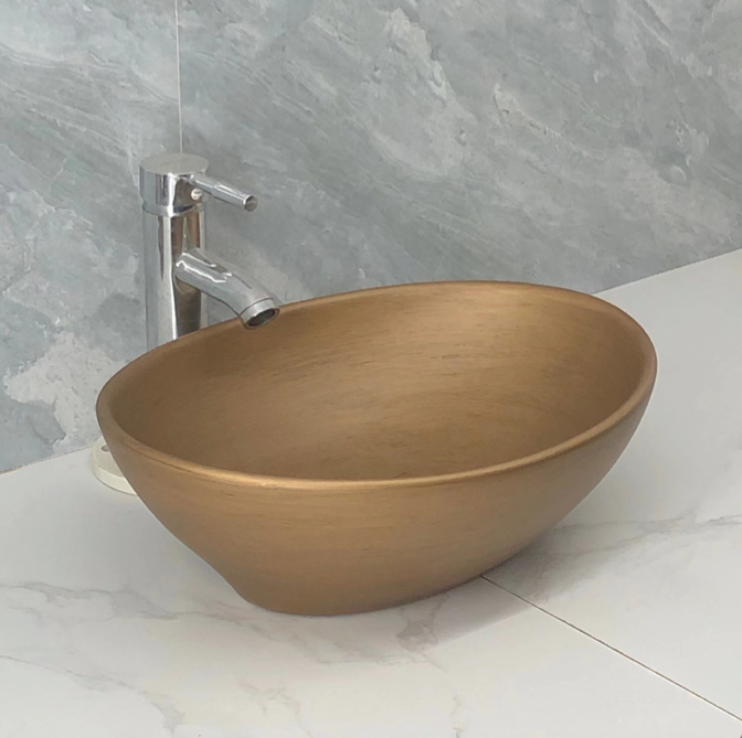 HM17 Matt Bronze Basin