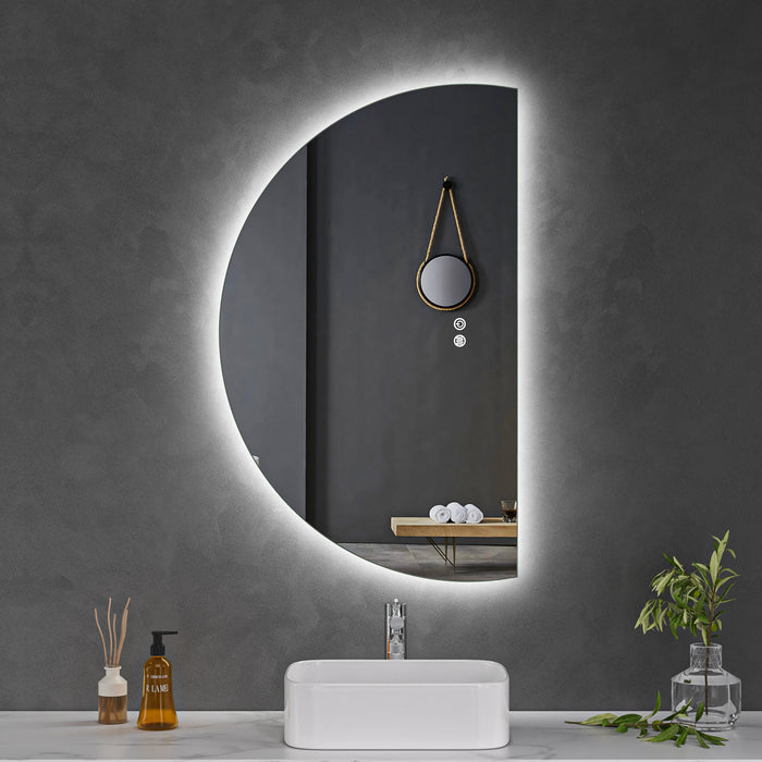 LED Mirror 1000x600 Arched Frameless Touch Backlit LED Mirror MR4-10060