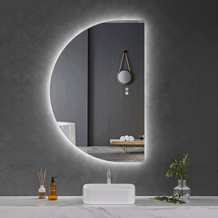 LED Mirror 1200x800 Arched Frameless Touch Backlit LED Mirror MR4-12080