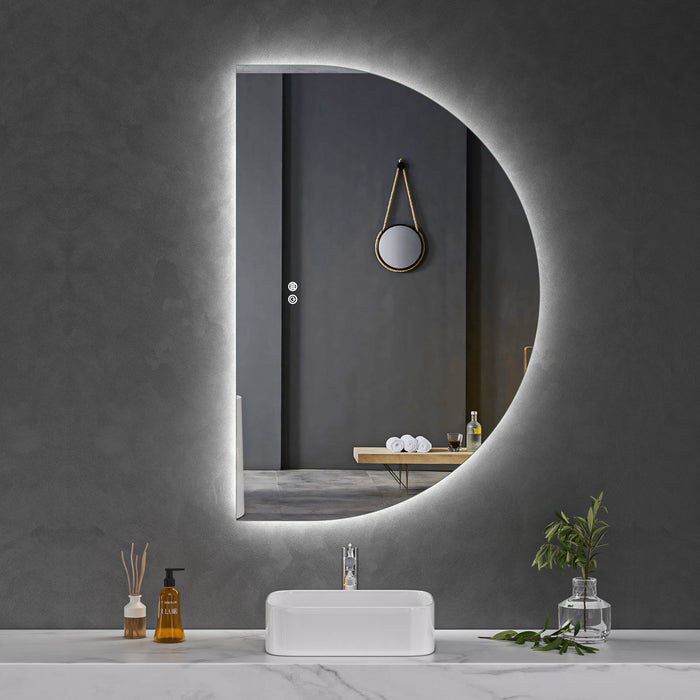 LED Mirror 1200x800 Arched Frameless Touch Backlit LED Mirror MR4-12080