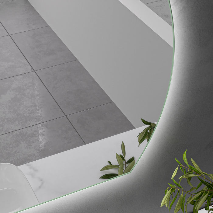 LED Mirror 1000x800 Arched Frameless Touch Backlit LED Mirror MR4-A-10080