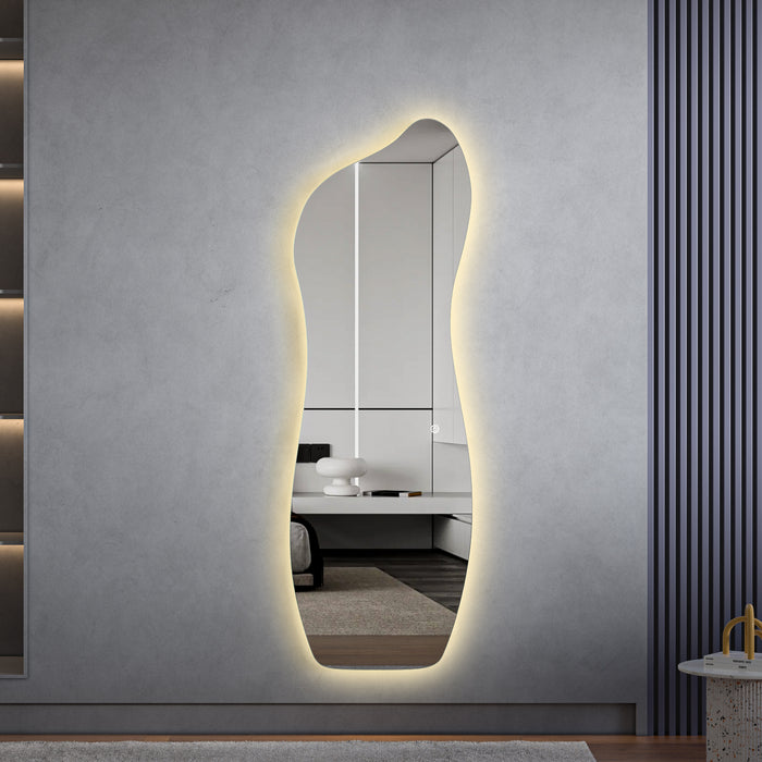 LED Mirror 500x1500 Frameless Touch Backlit LED Mirror MR9-A-50150