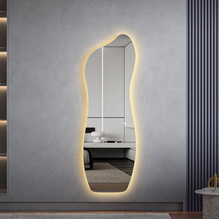 LED Mirror 500x1500 Frameless Touch Backlit LED Mirror MR9-A-50150