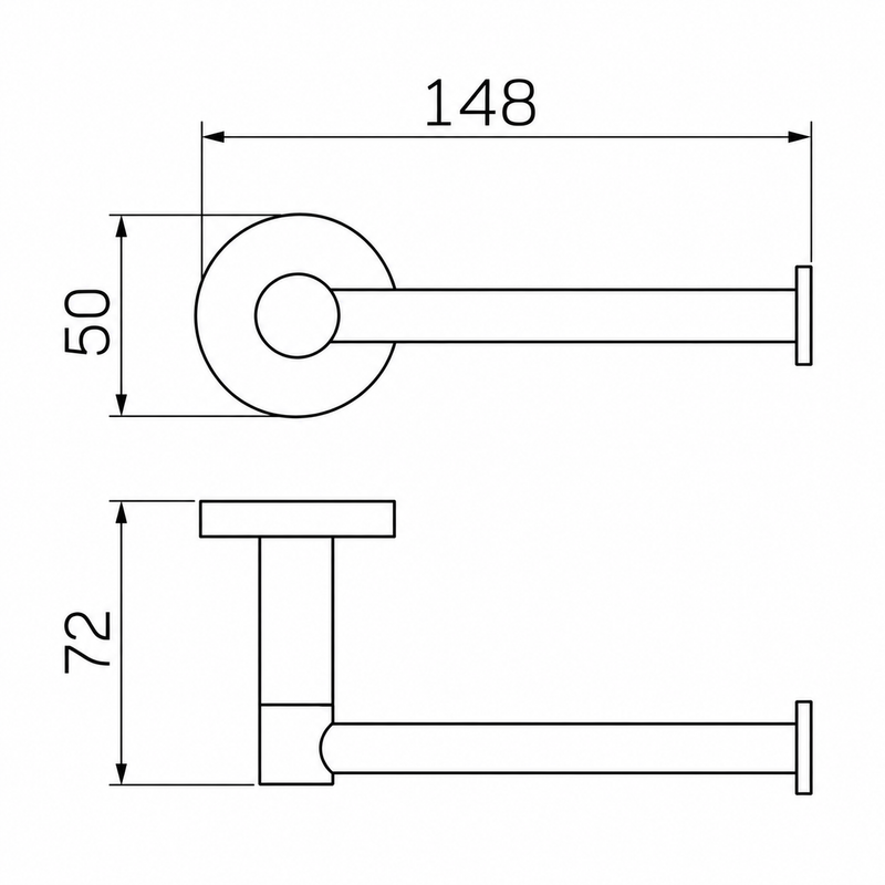 13106C Chrome Toilet Roll Holder