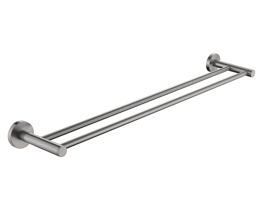 13110BN Brushed Nickel 600mm Double Towel Rail