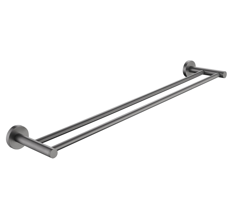 13110GM Gun Metal 600mm Double Towel Rail