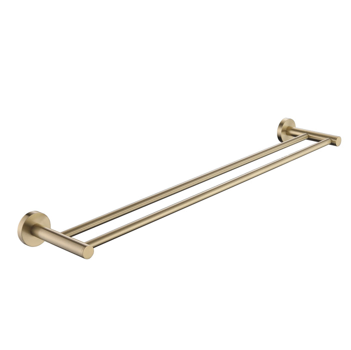 13110SG Brushed Gold 600mm Double Towel Rail