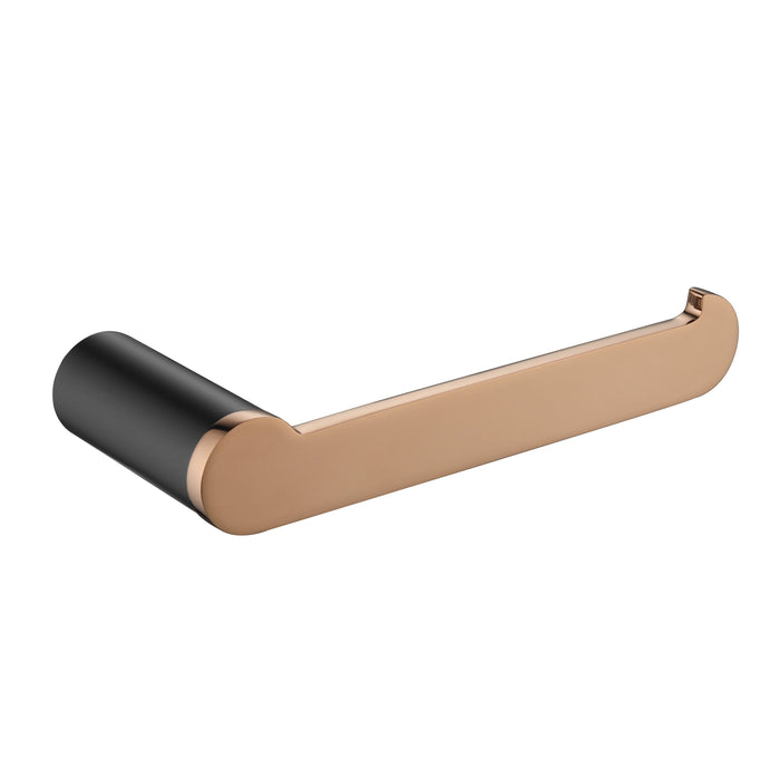 18006BRG Black/Rose Gold Toilet Roll Holder