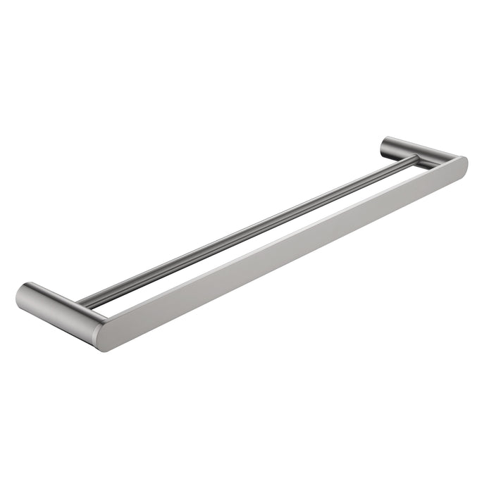 18010BN Brushed Nickel 600mm Double Towel Rail