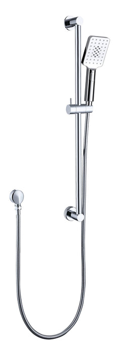 200208-C-S Chrome Shower On Rail Set