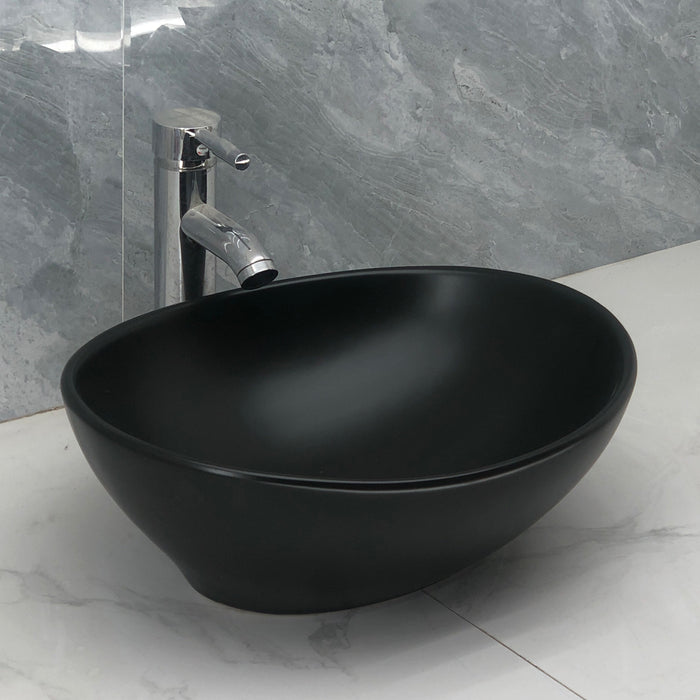 BM17 Matt Black Basin