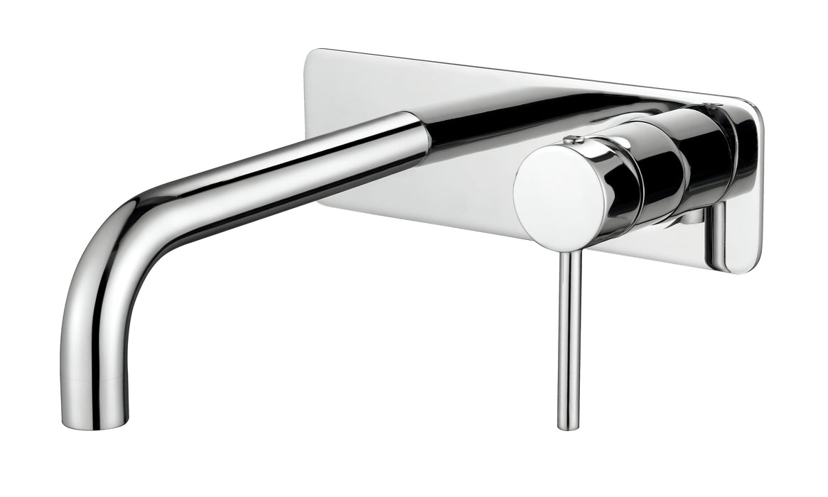 50451-2C Chrome Wall Basin/Bath Mixer with Spout