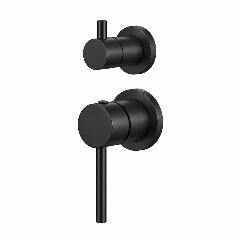 50452-2B Pino Black Shower Mixer with Diverter