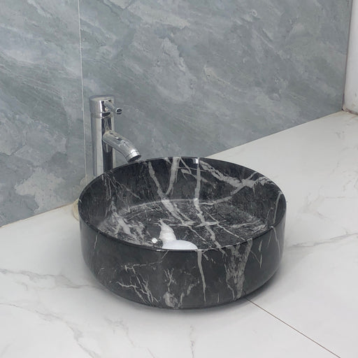 MBG41 Gloss Black Marble Basin