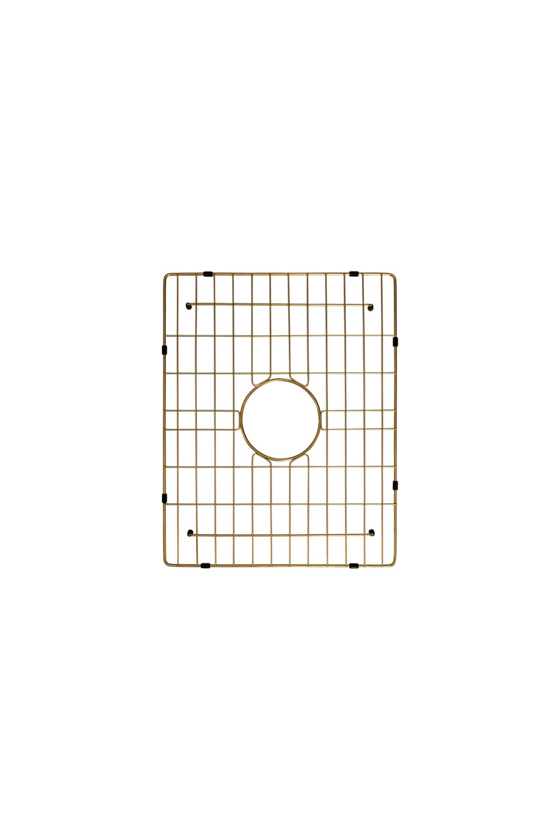 Emma 350x450x220 Brushed Brass Gold Single Bowl Stainless Steel Sink