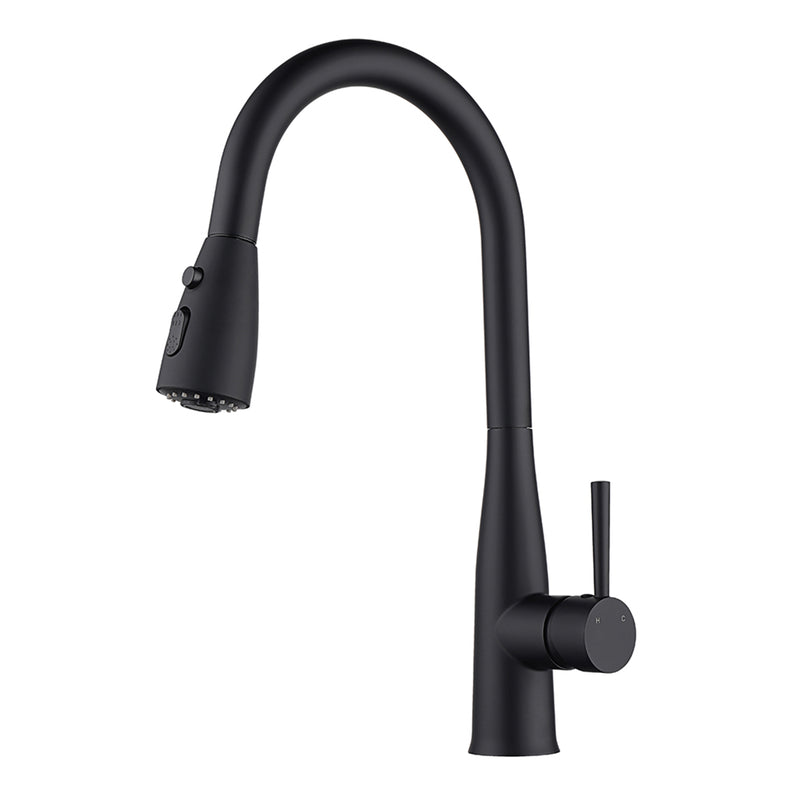 57305B Black Pull-Out Kitchen/Laundry Sink Mixer