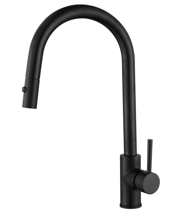 59505B Black Pull-Out Kitchen/Laundry Sink Mixer