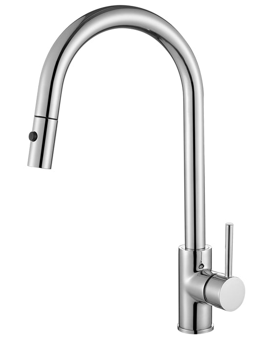 59505C Chrome Pull-Out Kitchen/Laundry Sink Mixer