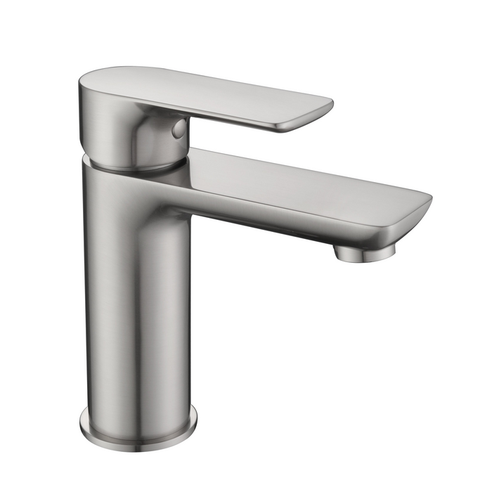 73011BN Brushed Nickel Short Basin Mixer