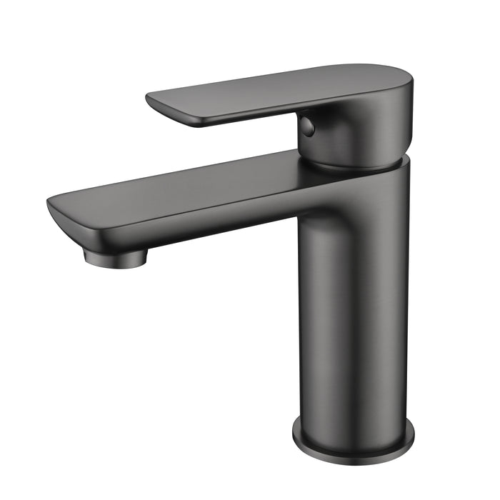 73011GM Gun Metal Short Basin Mixer