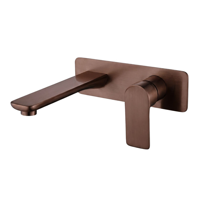 73051AB Aged Bronze Wall Basin/Bath Mixer with Spout