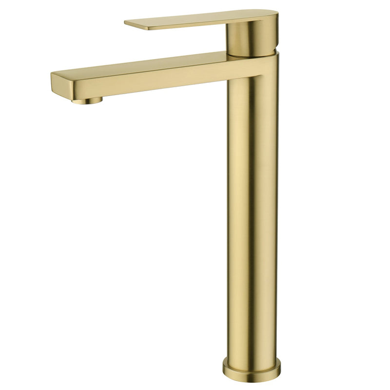 74031SG Brushed Gold Tall Basin Mixer