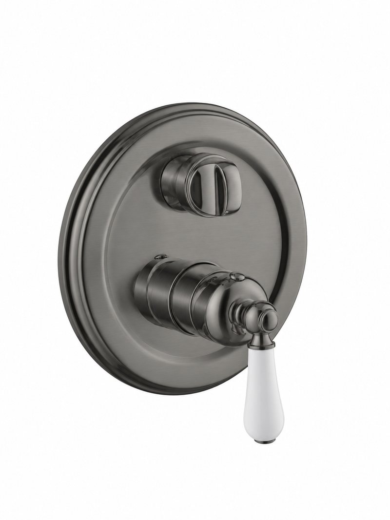 Brushed Gunmetal Classico Heritage Shower Mixer with Diverter