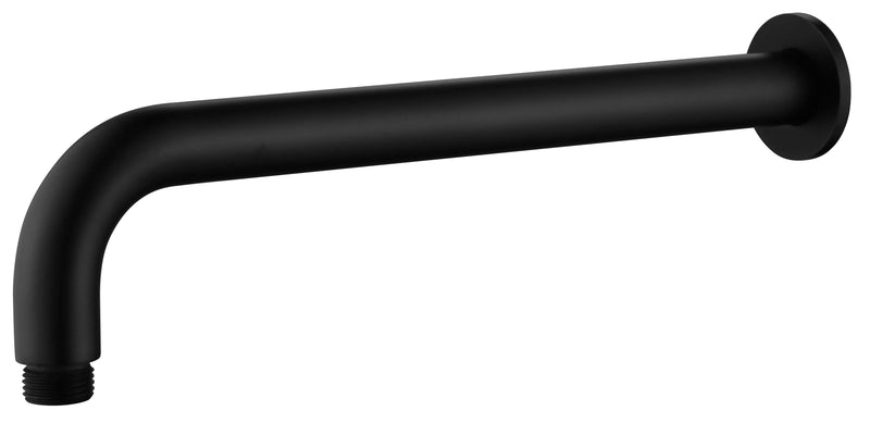 Black Round 400mm Shower Arm