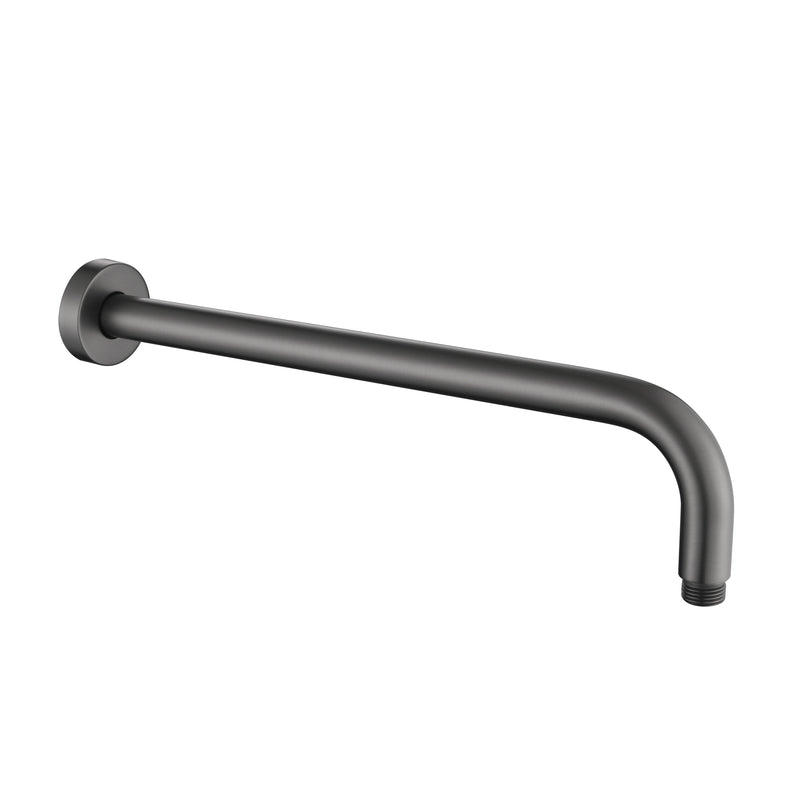 Gun Metal Round 400mm Shower Arm