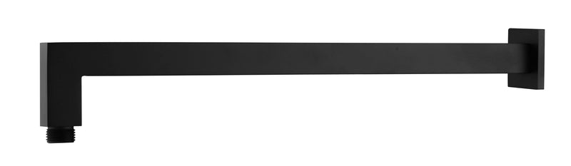 Black Square 400mm Shower Arm
