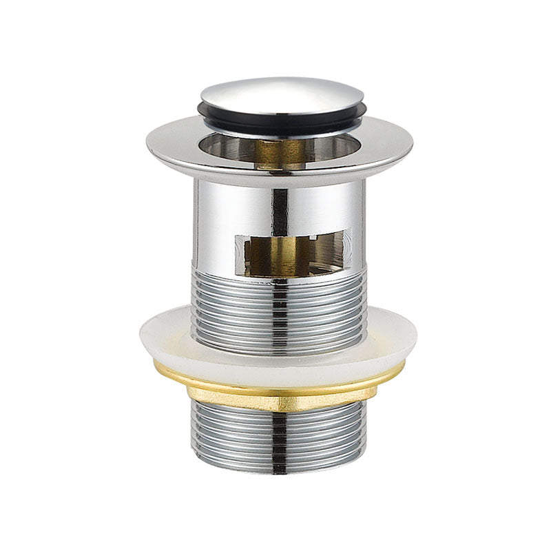 Chrome 32mm Basin Pop up Waste Plug With Overflow
