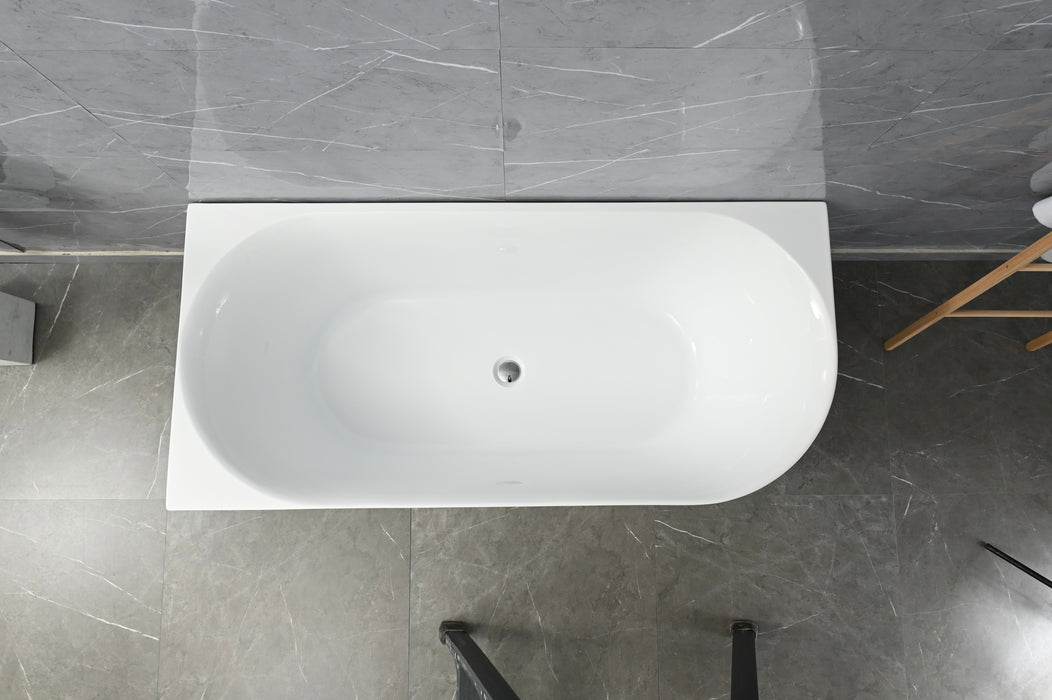 Ava 1700mm Corner (Left) Gloss White Bathtub BRC-1700L