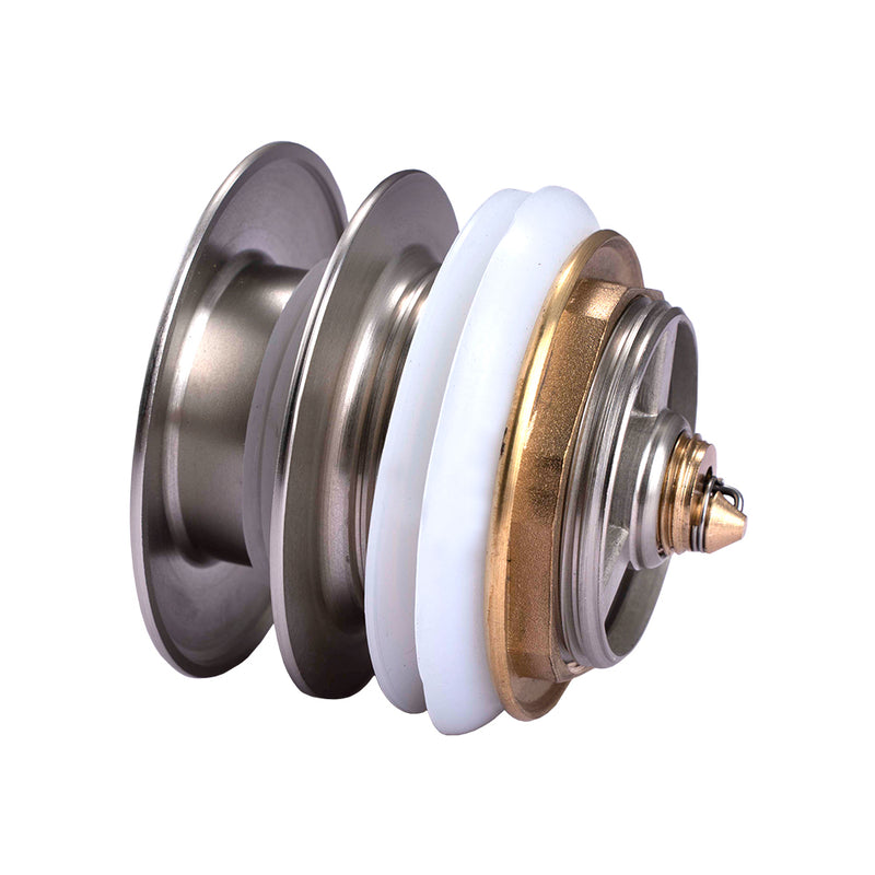 Brushed Nickel Bathtub Pop Up Waste No Overflow