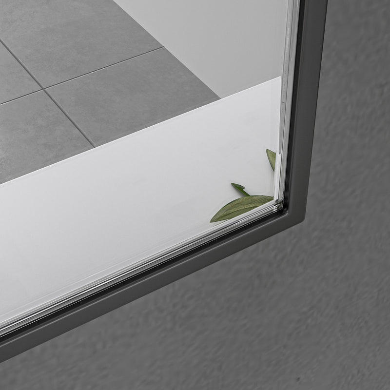 Black Framed Arched 600x900 Mirror FMR3-6090-B