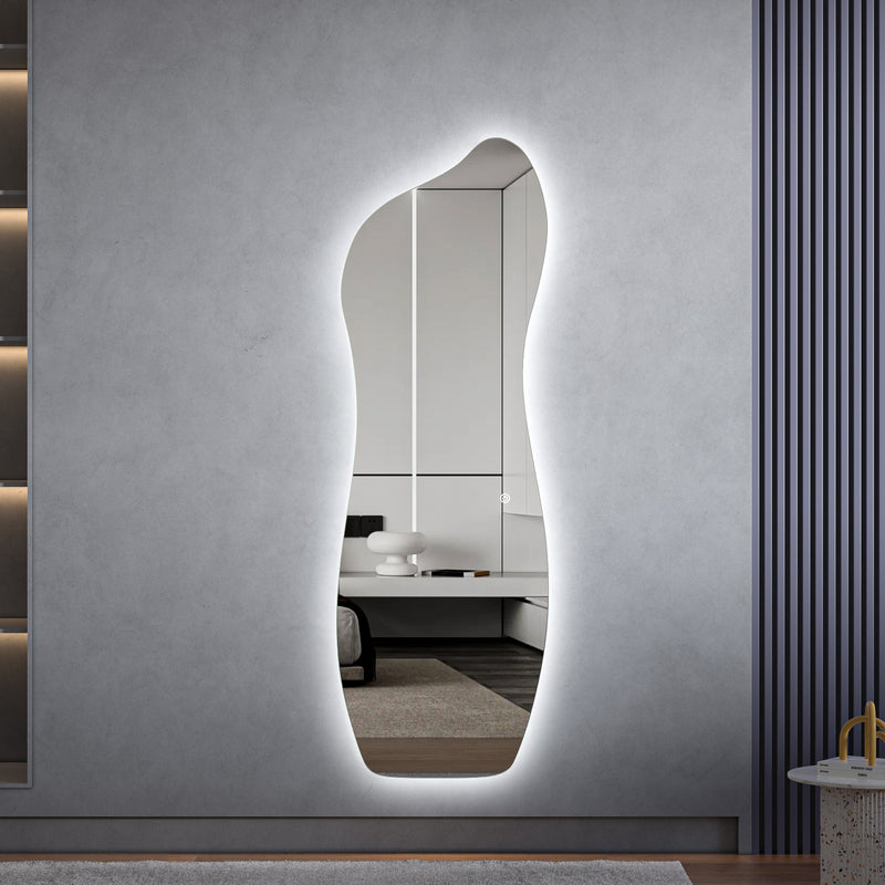 LED Mirror 500x1500 Frameless Touch Backlit LED Mirror MR9-A-50150