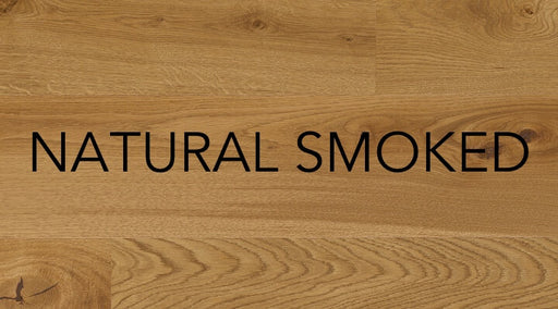 Natural smoked engineered oak flooring