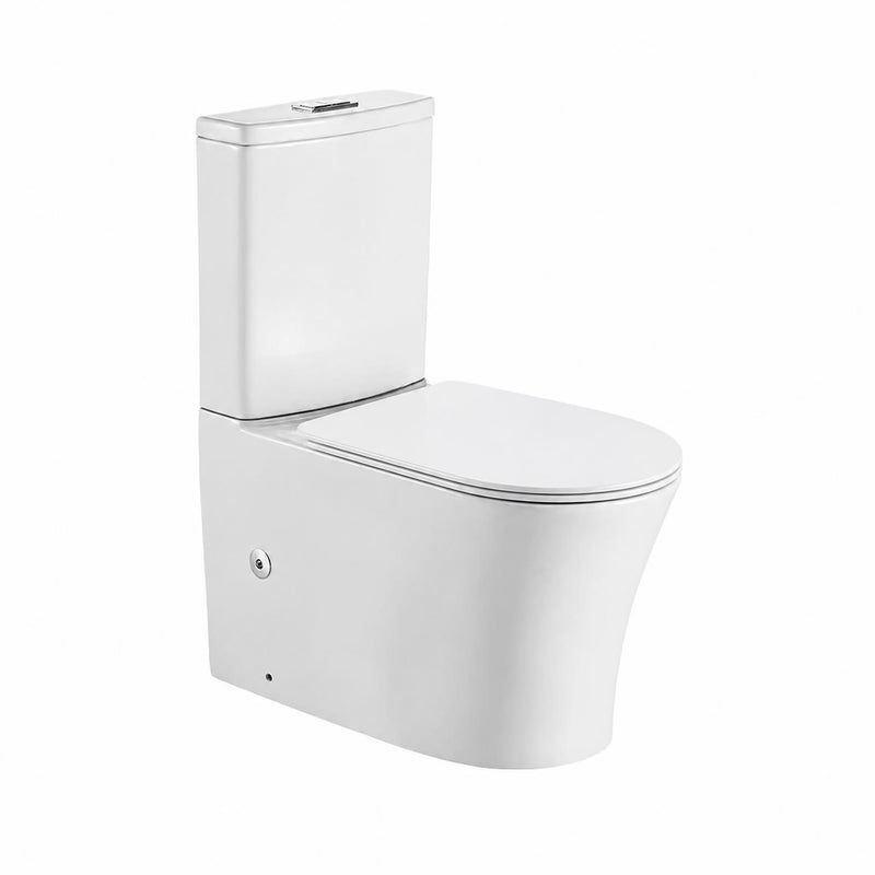 T55-T Tornado Rimless Two Piece Back to Wall Toilet