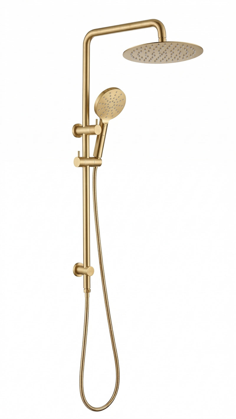 8552SG Brushed Gold Round Shower Station