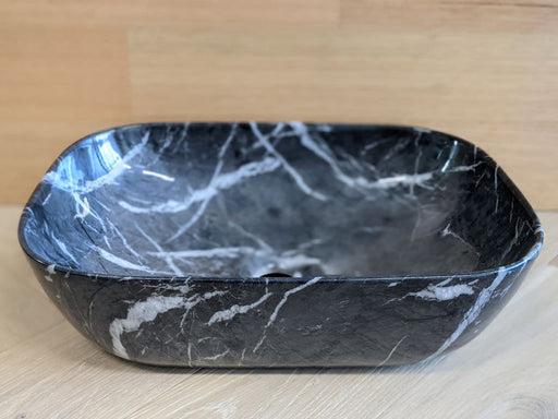 MBG10 Gloss Black Marble Basin